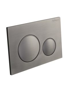 Кнопка смыва BelBagno BB-17C-GM оружейная сталь